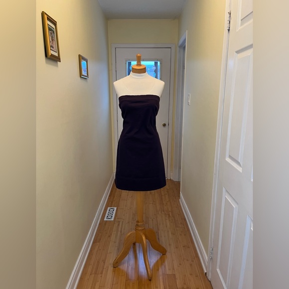 Deep Purple Strapless Dress - Picture 2 of 10